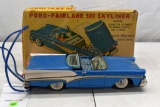 Cragston Ford Fairlane 500 Skyliner Pushbutton Automatic Car, Battery Operated, Untested, 11
