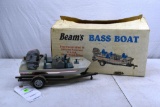 Decanter, Bass Boat, With Motor and Box