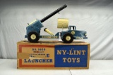 1960's Ny-Lint #2600 Missile Launcher All Original, Complete with Original Box