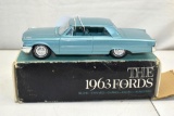 1963 Ford Galaxy 500XL Promo Car with Original Ford Mo.Co. Box, Car is excellent condition, box in