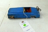 Tin Litho Made In US Zone Germany Wind Up Car, missing back wheels, 9.5