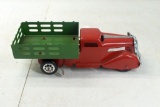 Marx 1940's Delivery Truck, Tin Windup Not Working, Repainted, 11