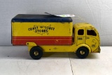 Wolverine White 3000 Coast to Coast Stores Delivery Truck, Tin Litho, 13.5