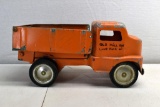Tonka 1940's Manual Dump Truck, Writing on Side, Missing Front of Box, 11