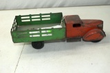 Marx 1940's Pressed Steel Delivery Truck, 12.5