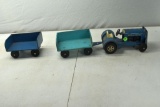 Tonka 1950's Airlines Baggage Hauler with Cart and 2 Buckets, 8.5