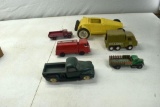Nylint Racer Car, Tootie Toys Firetruck, Scale Models Truck