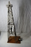 Tower Rig with Block & Tackle, fishing reel