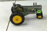 Cast John Deere A Tractor with Man, original condition