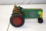Closed Bottom Oliver 77 Tractor with man
