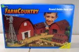 Ertl Farm Country Round Gable Barn Set, in box