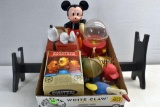 Disney and Snoopy toys, other plastic toys