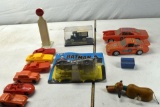 Plastic cars and toys