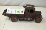 Arcade Cast Iron Dump Truck, box has damage, might be missing parts