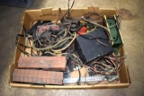 Train Car Controllers, Switchboards, Cars for Parts, Railroad Sign Untested 6.75