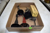 Lionel Marx Twin Lamp Post, Tin Signs, Crossing Sign