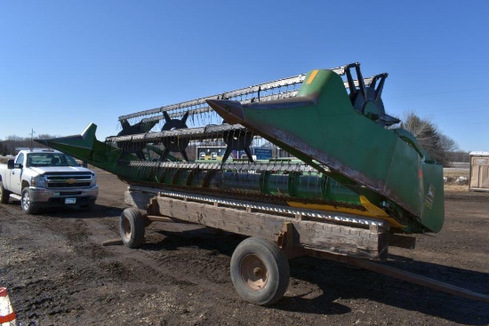 John Deere 220 Flex Bean Head, 20', 3" Cut, Fieldt
