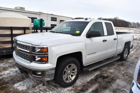 2014 Chevy Silverado 1500 LT Pickup, 4 Door, 5.3L