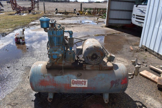 Quincy 60 Gallon Air Compressor, 7.5HP, 220volt, has been sitting for awhile