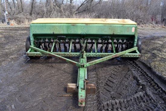 John Deere 8300 Grain Drill, 11' With 6" Spacings, Low Rubber, No Lift Cylinder, SN: 002169