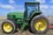 1996 John Deere 7800 MFWD Tractor, 5824 Hours, Power Quad, RH & LH Doors, 10 Front Weights