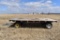 Wooden Flatbed with Running Gear