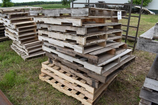(12) Assorted Wooden Pallets