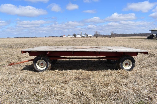 Wooden Flatbed with Kory 6072 Running Gear