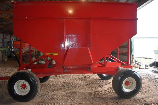 Derco Model 300 Power Unload Gravity Wagon, 410 Bushel, EZ Trail 1384-B Running Gear,