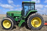 1996 John Deere 7800 MFWD Tractor, 5824 Hours, Power Quad, RH & LH Doors, 10 Front Weights