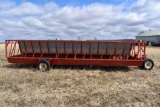 H&S Feeder Wagon, Silage Insert, Tri-Cycle Front, Single Axle