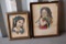 (2) Framed Girls, Little Fruit Girl, Little Daisy