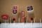 (4) Old Milwaukee Beer Tap Handle Markers