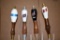 (4) Schlitz Beer Tap Handle Markers