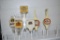 (6) Olympia Beer and Olympia Light Beer Tap Handle Markers