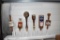 (6) Light Reading, Meister Brau, Hofbrau, Schell's, Olde English 800, Erlanger Tap Handle Markers