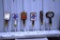 (6) Sterling, Culmbacher, Storz, Eau Claire, Augsburger Tap Handle Markers