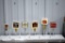 (6) Huber, Burger, Chief Oshkosh, Eastside, Royal Amber, Special Holiday Tap Handle Markers