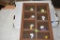 Shadow Boxes Containing (8) Snoopy Figurines