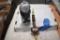 Burgie Beer Decanter and 2 Burgie Tap Handle Markers
