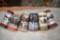 (6) Budweiser Steins, 1987, 1989, 1987, 1990, 1986, 1991