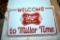 Miller highlife, Embossed Tin Beer Sign