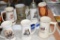 (7) Schlitz Steins, Including Commemorative Chicago Fire Of 1871