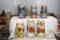 Assortment Of Steins (6) Total, Miller High Life, Bud Light, Stroh's