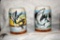 (4)Budweiser 1988 Field And Stream Steins, Ceramic Outdoorsman Stein