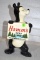 Hamm's Beer Bear Ceramic Coin Bank Advertising, made by Red Wing Pottery