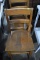 2 Wooden Oak Chairs