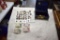 Assortment Of Foreign Coins and Jewelry Box