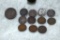 (11) 1900's Indianhead Pennies and One Large Cent