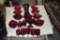 Ruby Vase,(7) Ruby Wines,(9) Ruby Berry Bowls